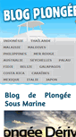 Mobile Screenshot of blogplongee.fr